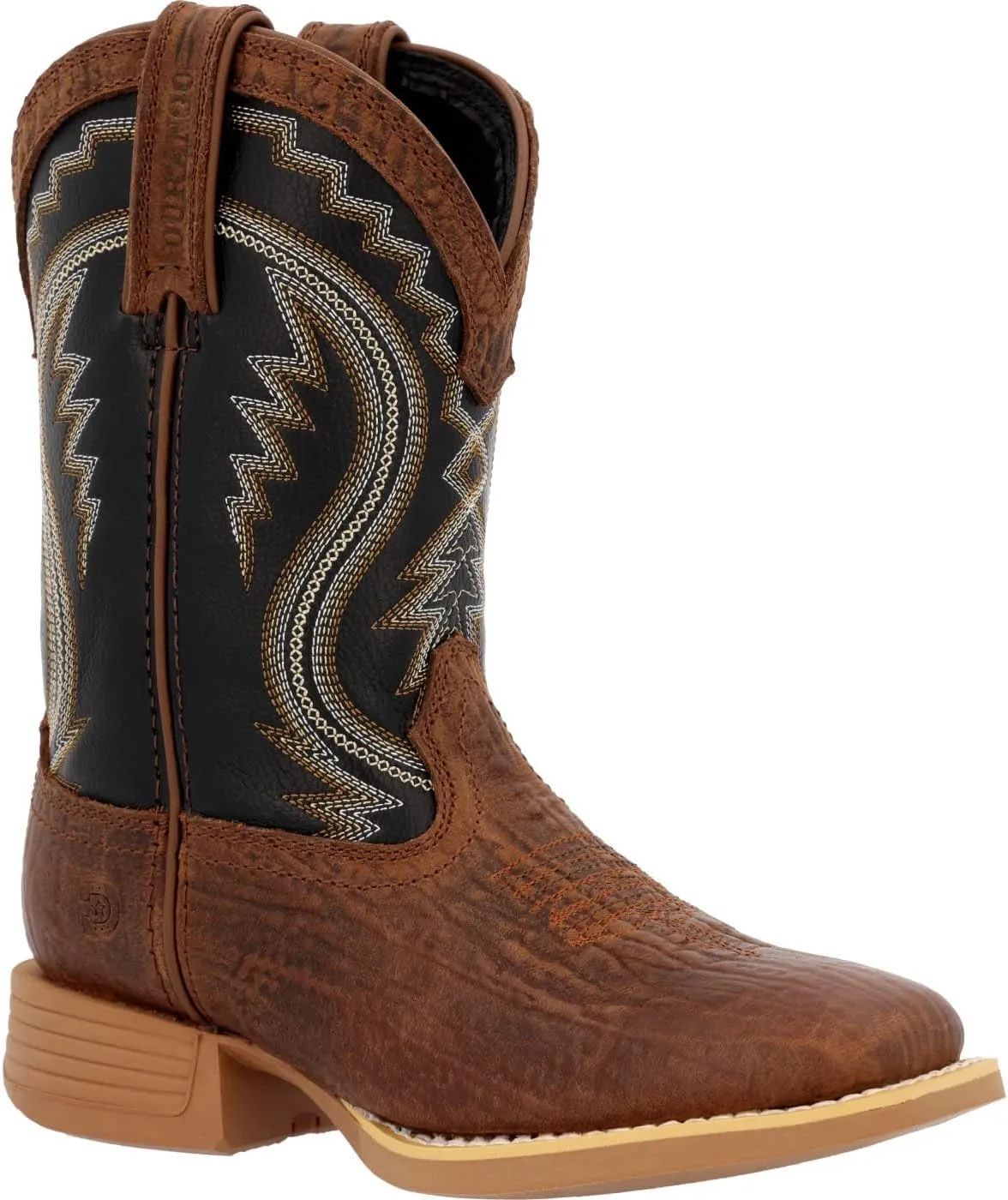 DURANGO Boy's DBT0237C Boots, Acorn and Black Onyx, 2 Little Kid
