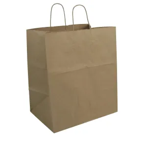 Duro Bag Super Royal Dubl Life Shopping Bag 65# Recycled Kraft FSC (200 Bags.)
