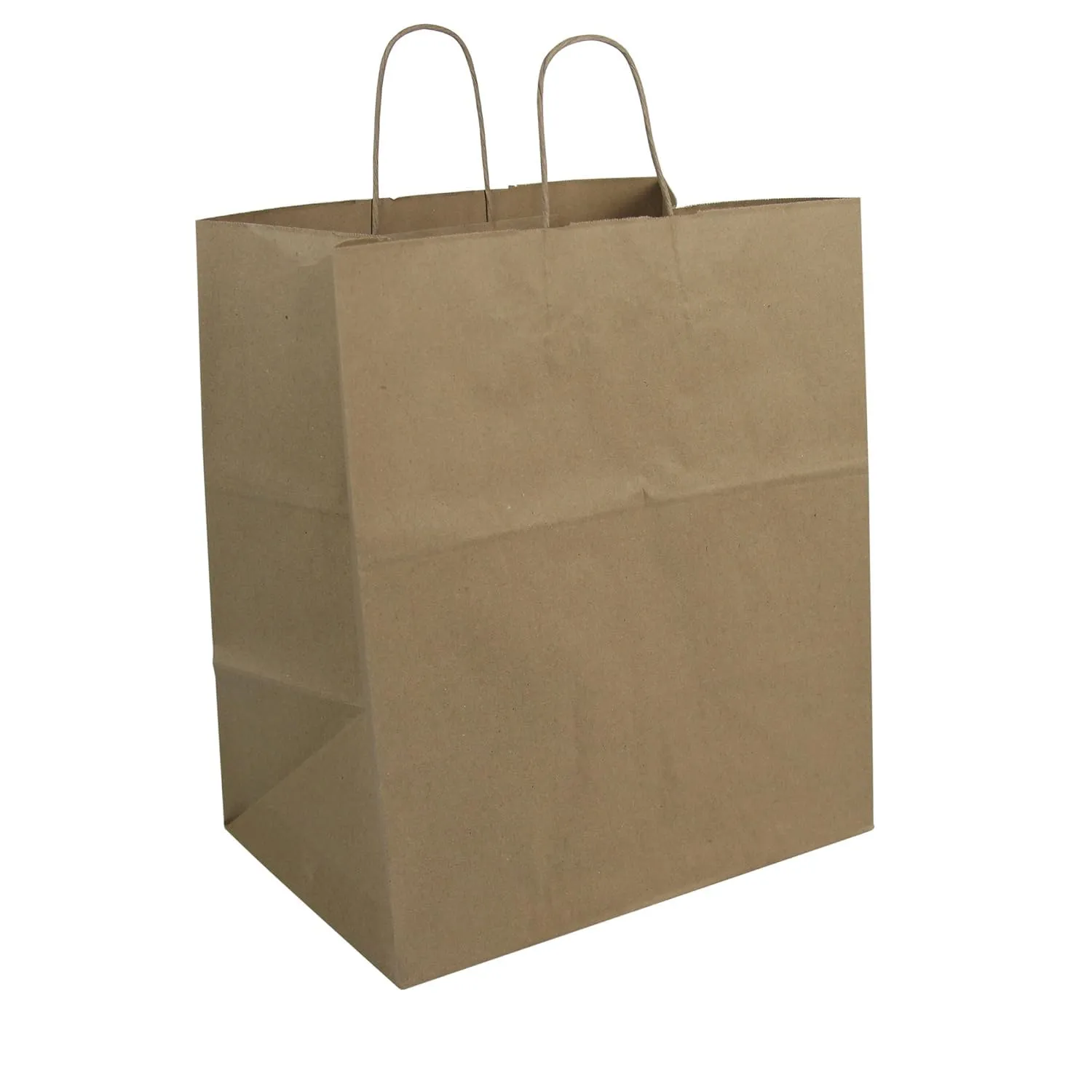Duro Bag Super Royal Dubl Life Shopping Bag 65# Recycled Kraft FSC (200 Bags.)