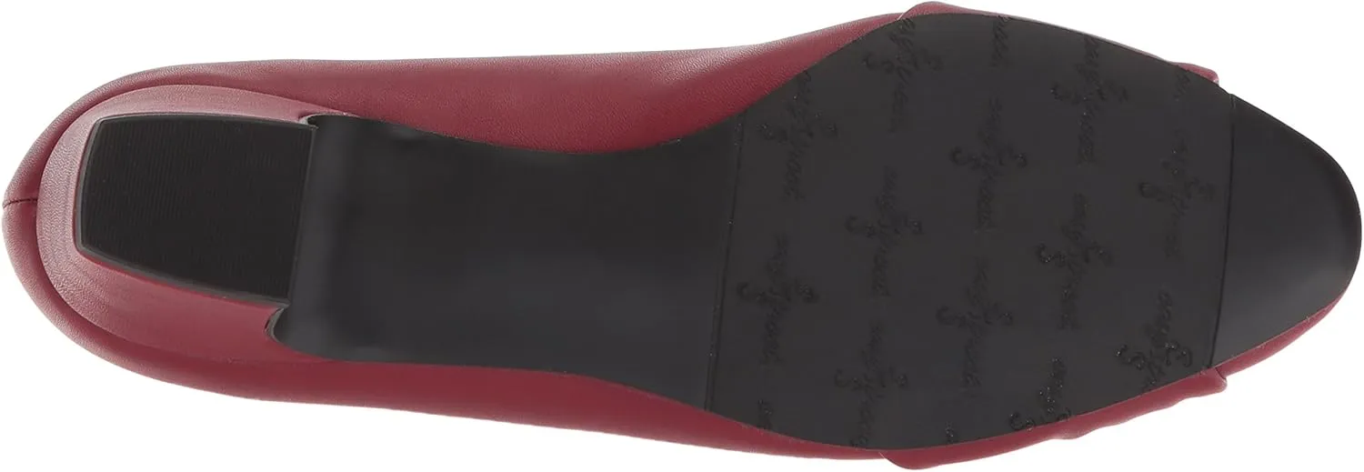 Easy Street Womens Eloise Faux Leather Dressy Block Heel