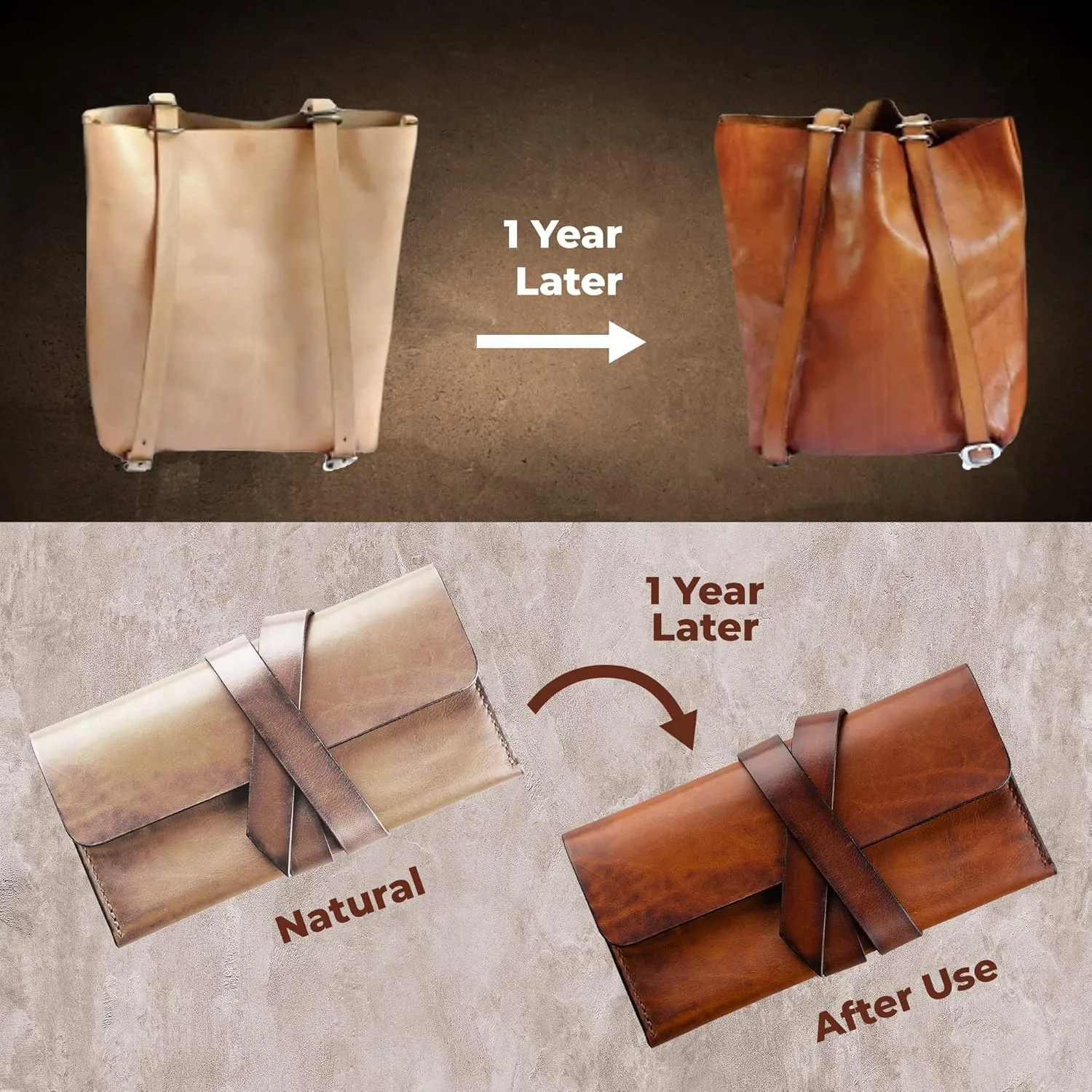 ELW Full Grain Cowhide Leather 4-5 oz [1.6-2mm] Thickness in Pre-Cut Size: 12"x24", AB Grade Hide Vegetable Tanned Leather Using for Tooling, Carving, Molding, Dyeing Material for Craft, Hobby