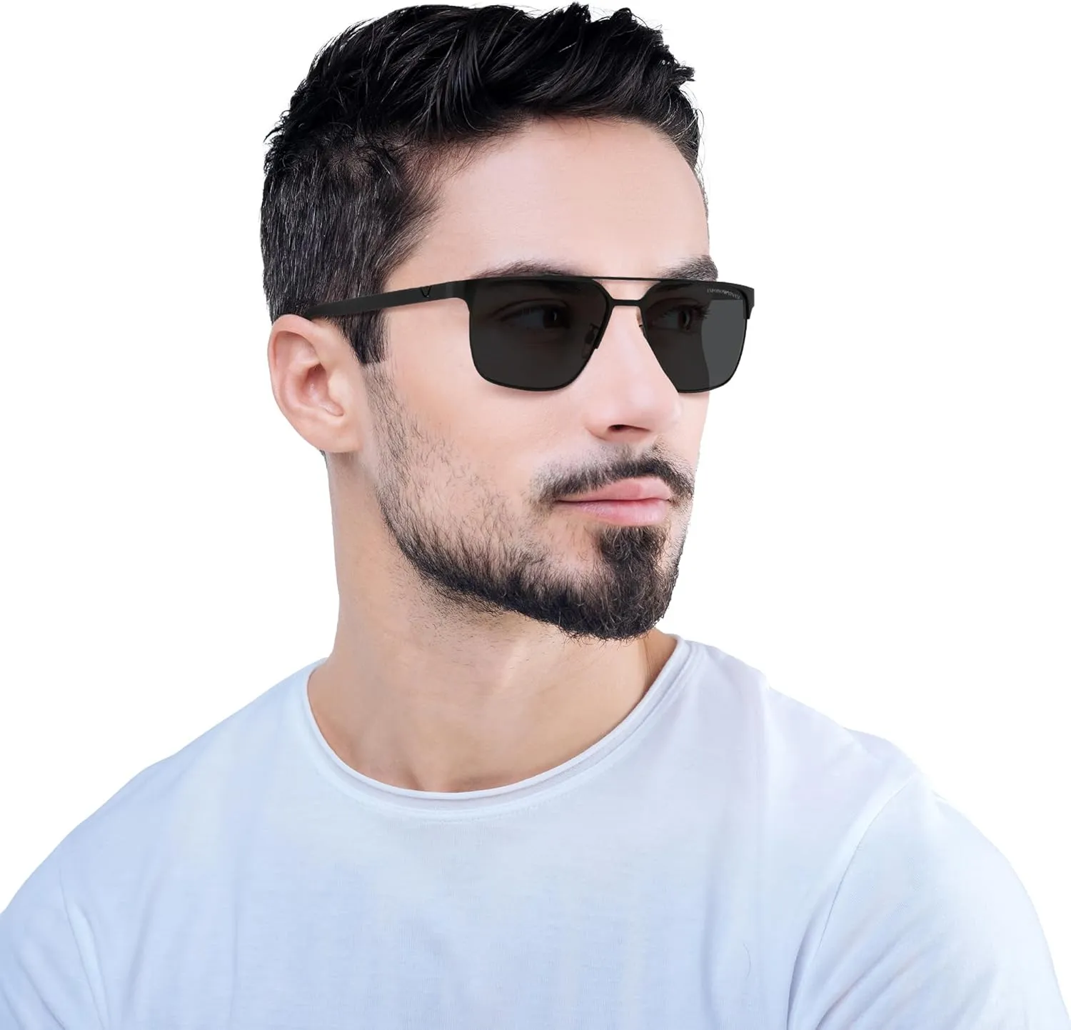 Emporio Armani Men's Ea2134 Square Sunglasses