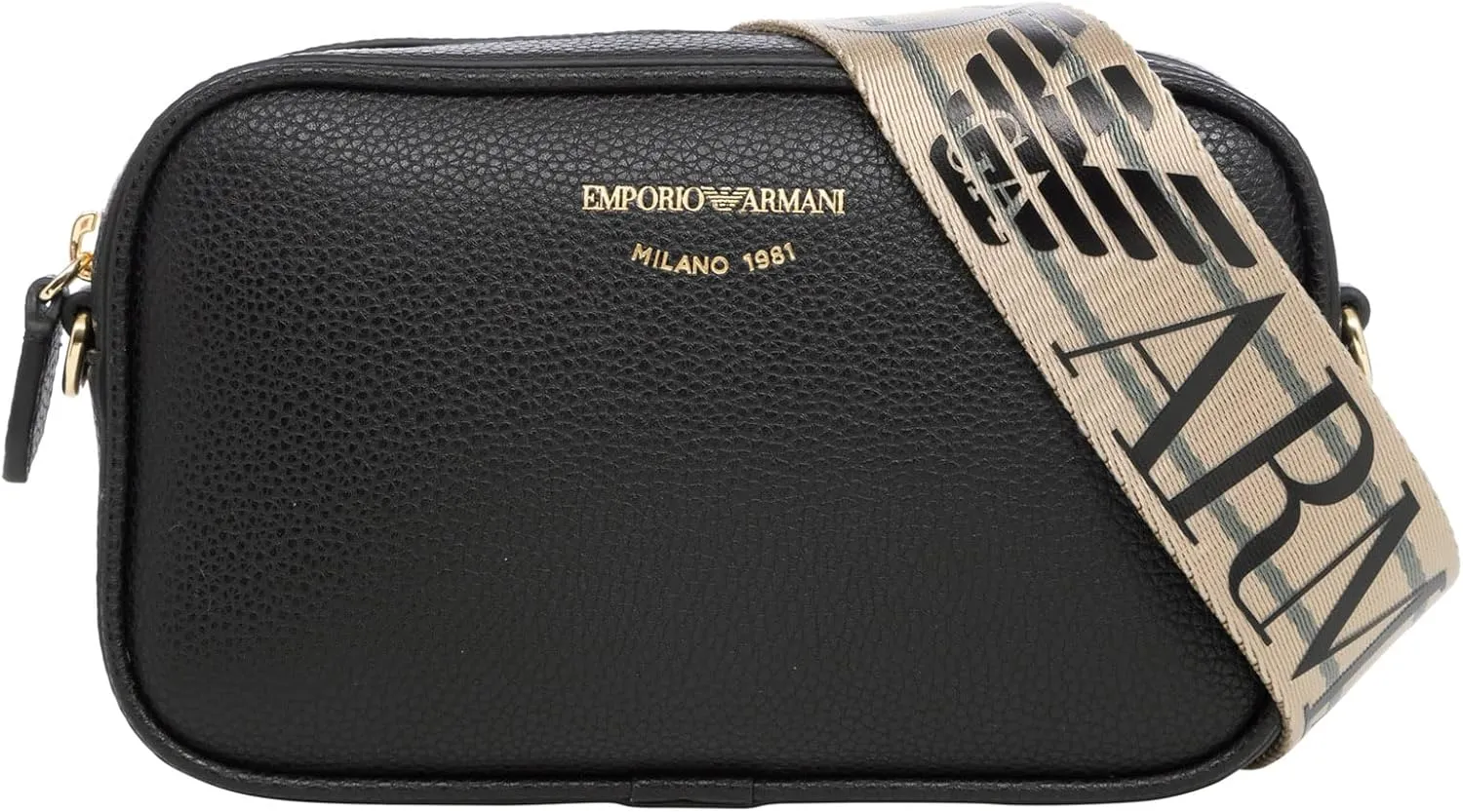 Emporio Armani women Myea crossbody bags black - silver