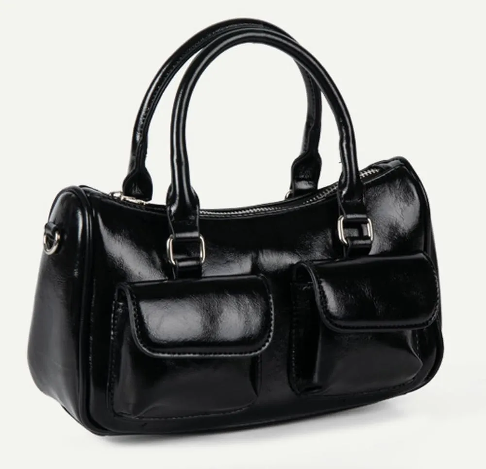 Epsion Women's Square Shoulder Bag Handbag Chain Detail Clutch Purse Solid Crossbody Bags Travel Work 2025