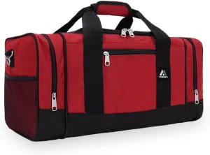 Everest Luggage Sporty Gear Bag, Red/Black, Red/Black, One Size
