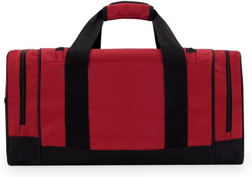 Everest Luggage Sporty Gear Bag, Red/Black, Red/Black, One Size