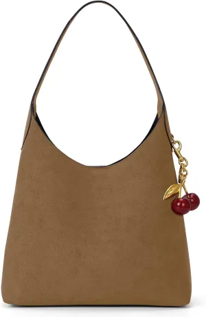 Faux Suede Hobo Bags Vegan Leather Shoulder Bag Tote for Women Medium Slouchy Designer Handbags Purses Fall Fashion