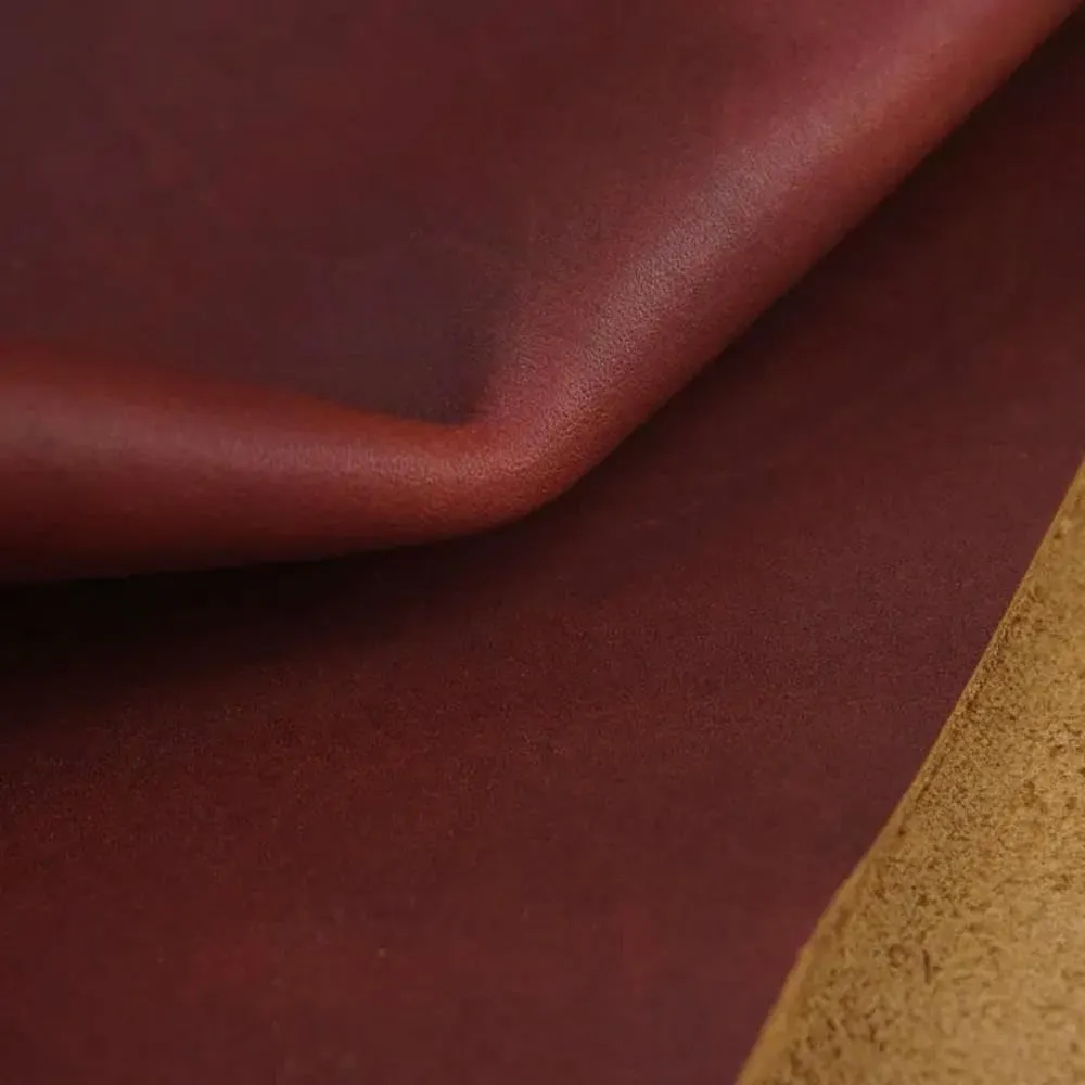 First Layer Cowhide Vegetable Tanned Leather Fabri Genuine Cowhide Leather Fabric Full Grain Vegetable Tanned Leather Piece First Layer Material DIY Leathercraft for Sofa Shoe(30cm x 120cm)