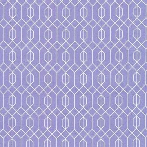 FlashPhoenix Quality Sewing Fabric – Elderberry Flower Fairies Lavender Geo Cotton Size; 36" x 44" by The Yard