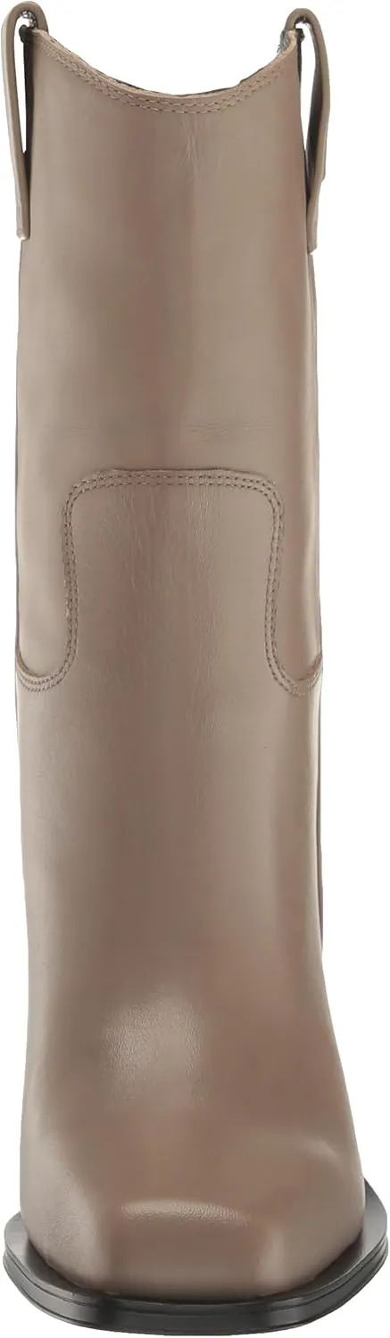 Franco Sarto Women's Valor Square Toe Mid Calf Heeled Boots