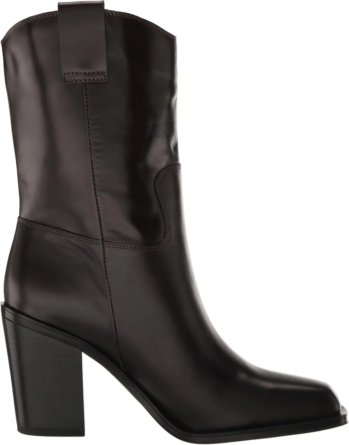Franco Sarto Women's Valor Square Toe Mid Calf Heeled Boots