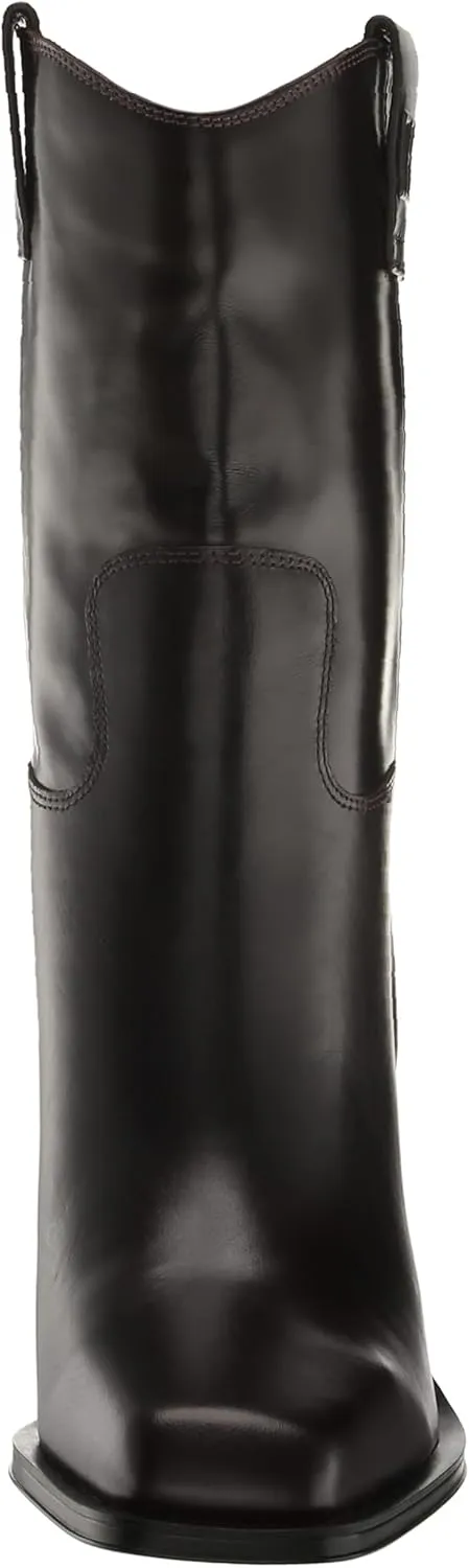 Franco Sarto Women's Valor Square Toe Mid Calf Heeled Boots