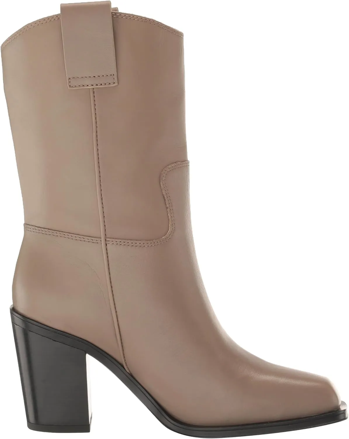 Franco Sarto Women's Valor Square Toe Mid Calf Heeled Boots