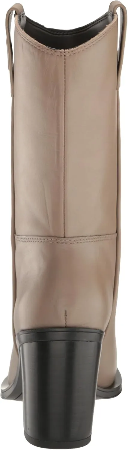 Franco Sarto Women's Valor Square Toe Mid Calf Heeled Boots