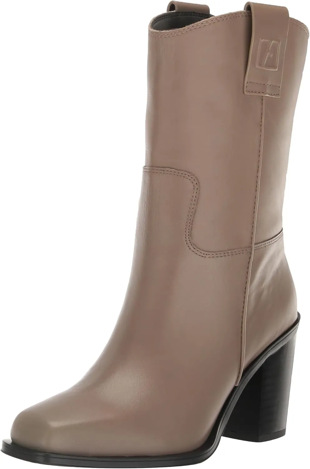 Franco Sarto Women's Valor Square Toe Mid Calf Heeled Boots