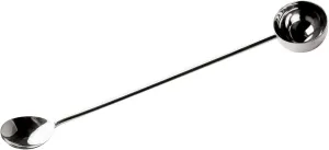 Frieling 18/10 Stainless Steel 2 Tablespoon Coffee Scoop & Spoon Stirrer for French Press - Silver, Long Handle - Coffee Spoons
