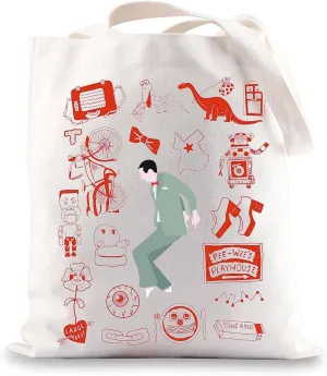 G2TUP Funny 80s Movie Mr.Herman Grocery Shopping Bag White Tequila Shoes Comedy Series Shoulder Bag