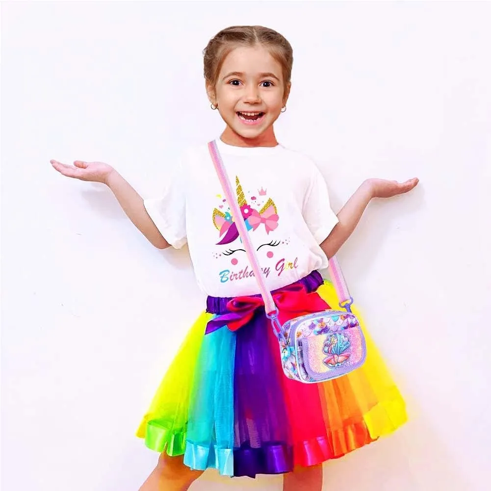 Girls Purse for Kids Age 3-12 - Purse for Little Girl Gifts, Crossbody Bag Bunny