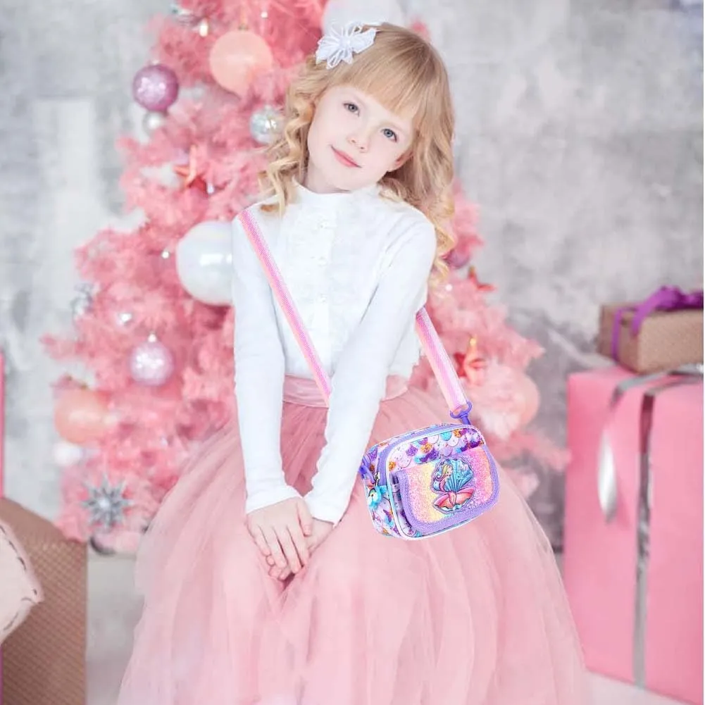 Girls Purse for Kids Age 3-12 - Purse for Little Girl Gifts, Crossbody Bag Bunny