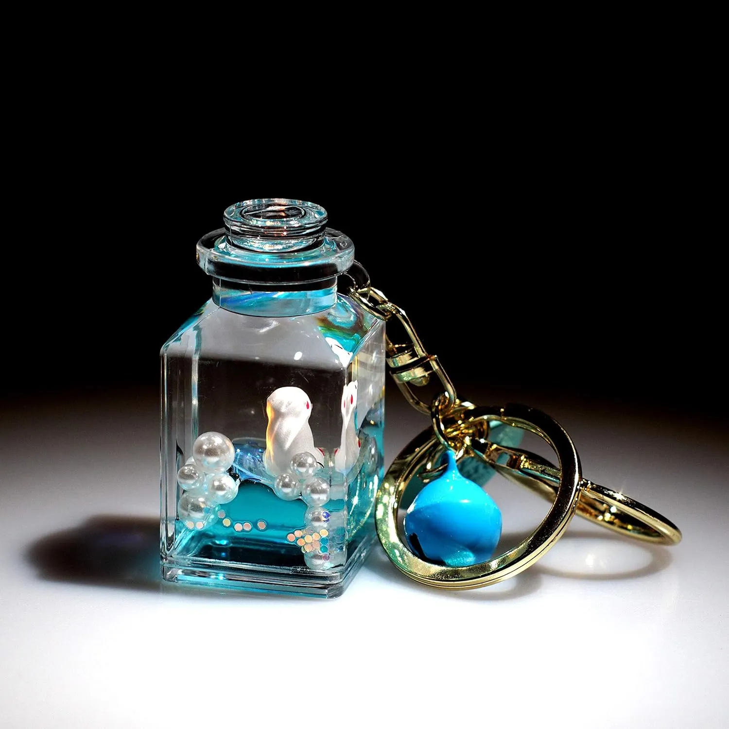 Glitter Keychain Unicorn Tropical Fruit Keychain Heart Keychain Diamond Dried Flowers Keychain Liquid Keychain