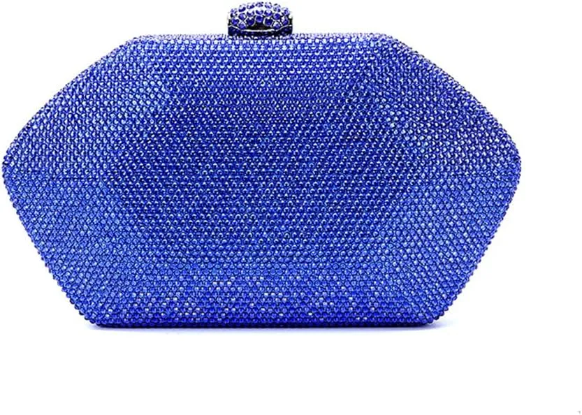Glitter Women Rhinestone Clutch Purse Diamonds Evening Bag Crystal Shoulder Bag for Wedding Banquet Party