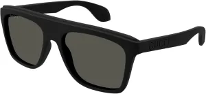 Gucci GG1570S 001 Black/Grey Square Men's Sunglasses