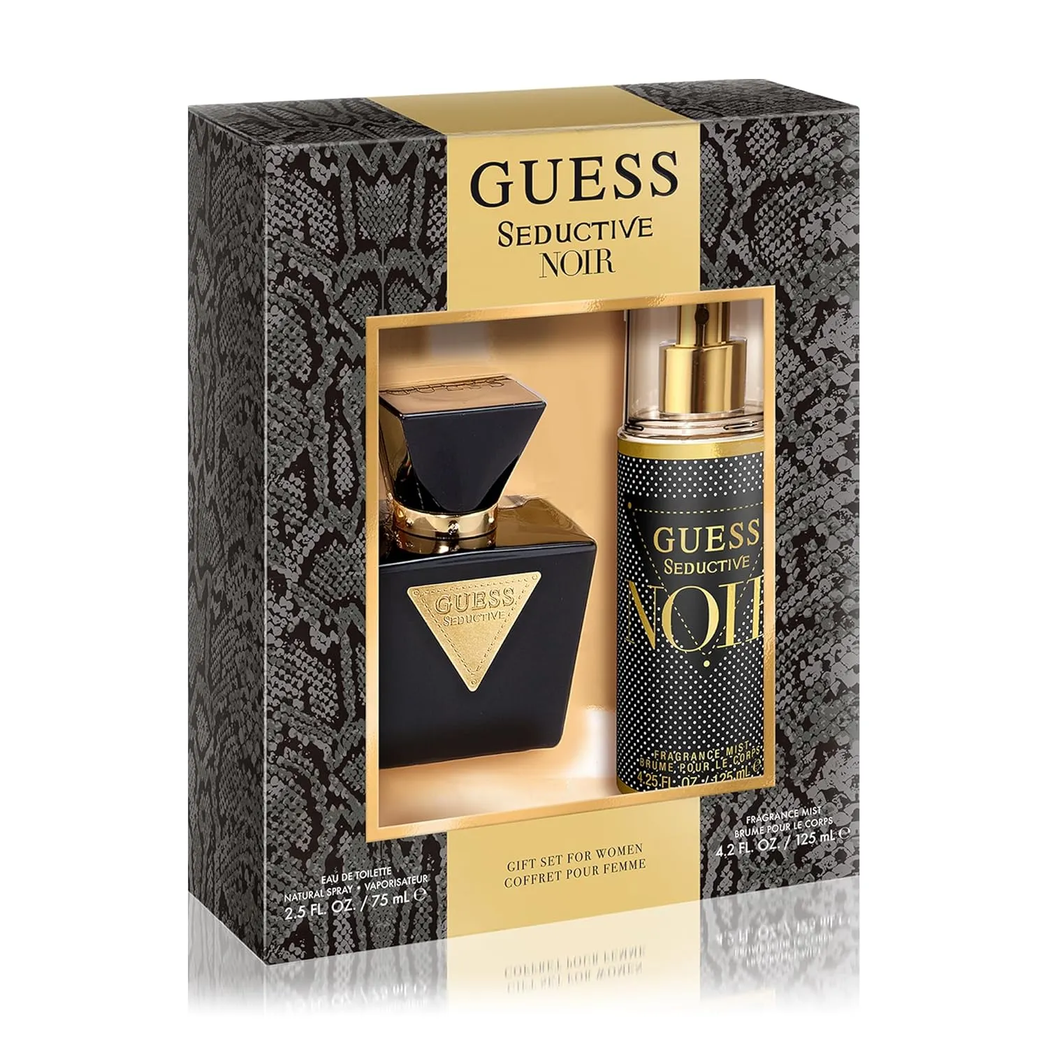 GUESS Seductive Noir 2 Pc Set for Women (2.5 Ounce Edt Spray   4.2 Ounce Mist)