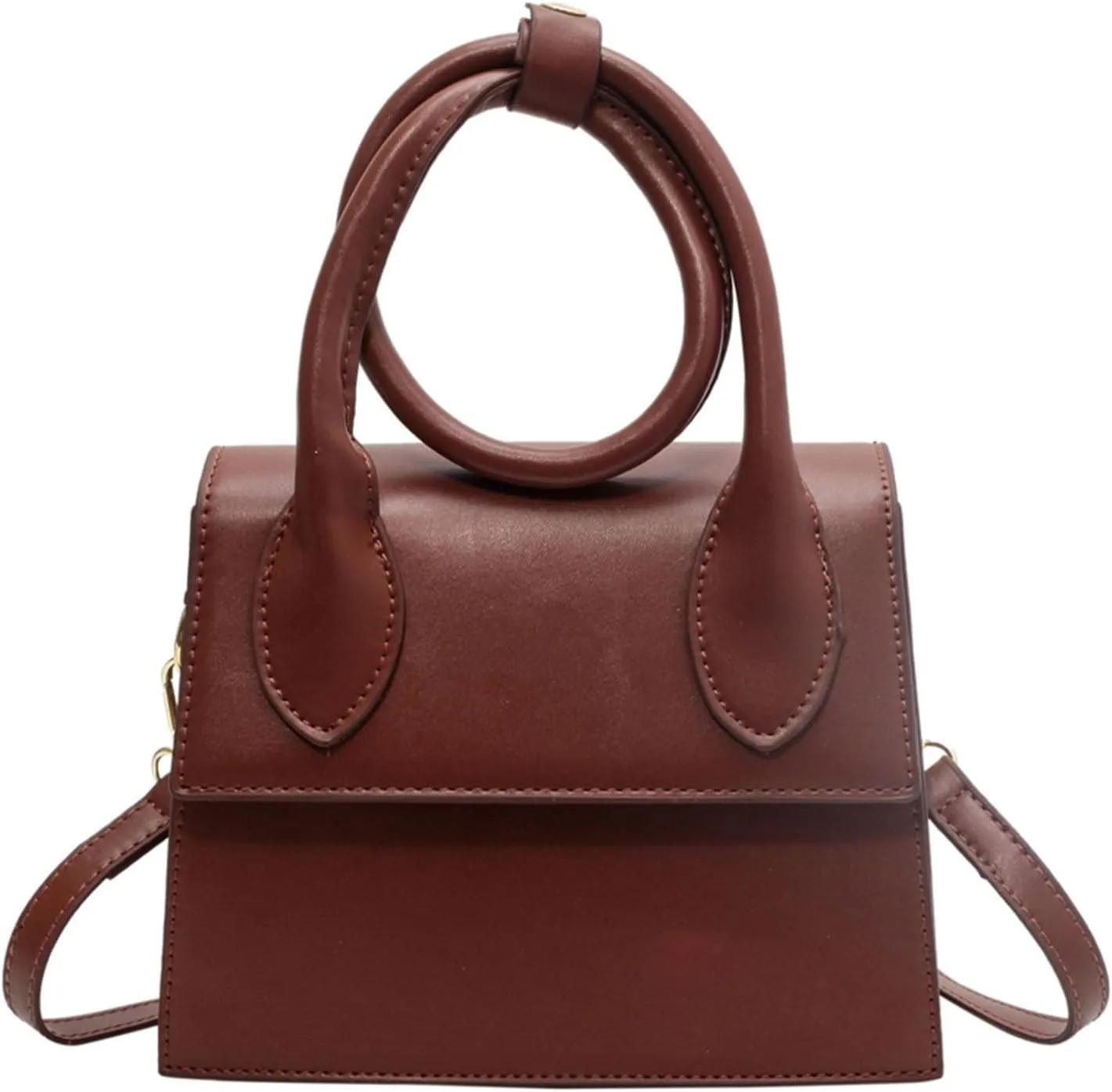Handbags PU Leather Handbags for Women | Stylish Wholesale Shoulder & Crossbody Bags(Brown)
