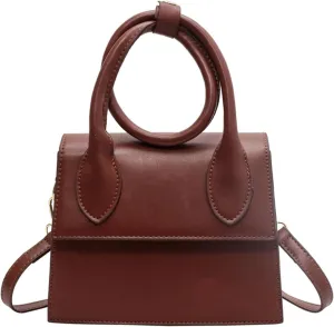 Handbags PU Leather Handbags for Women | Stylish Wholesale Shoulder & Crossbody Bags(Brown)