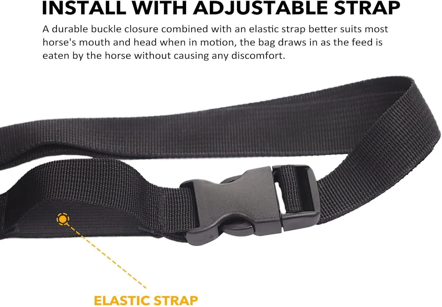 Harrison Howard Horse Muzzle Feed Bag Durable Nylon Mesh Grain Feed Bag with Adjustable Strap Rose Red Small