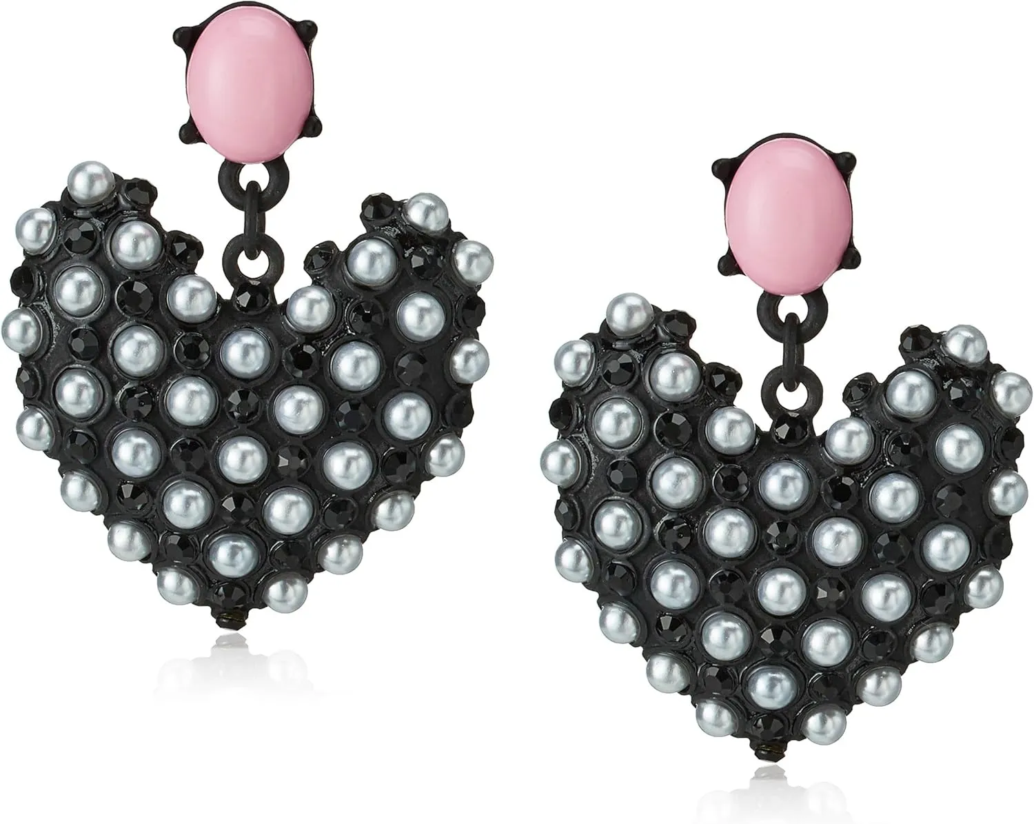 Heart Drop Earrings