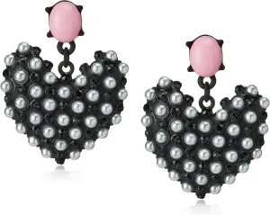 Heart Drop Earrings