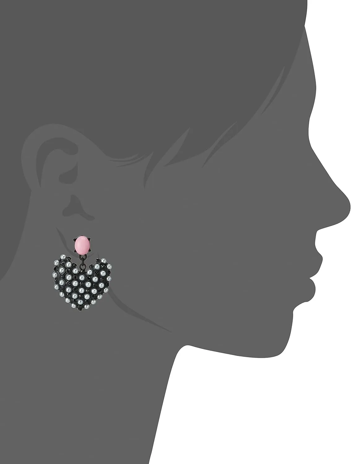 Heart Drop Earrings