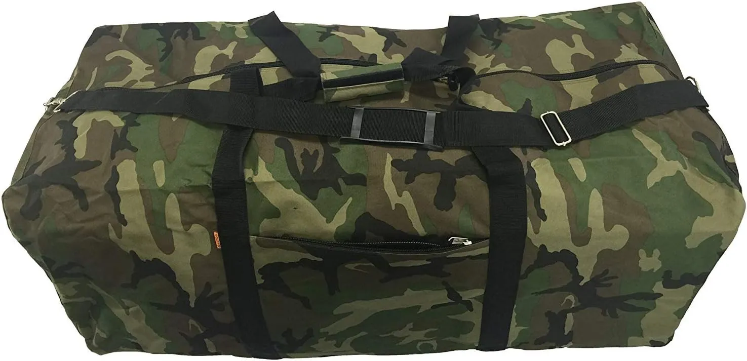 Heavy Duty Cargo Duffel Large Sport Gear Equipment Quality Square Bag Hardware Travel Bag Rooftop Rack Bags