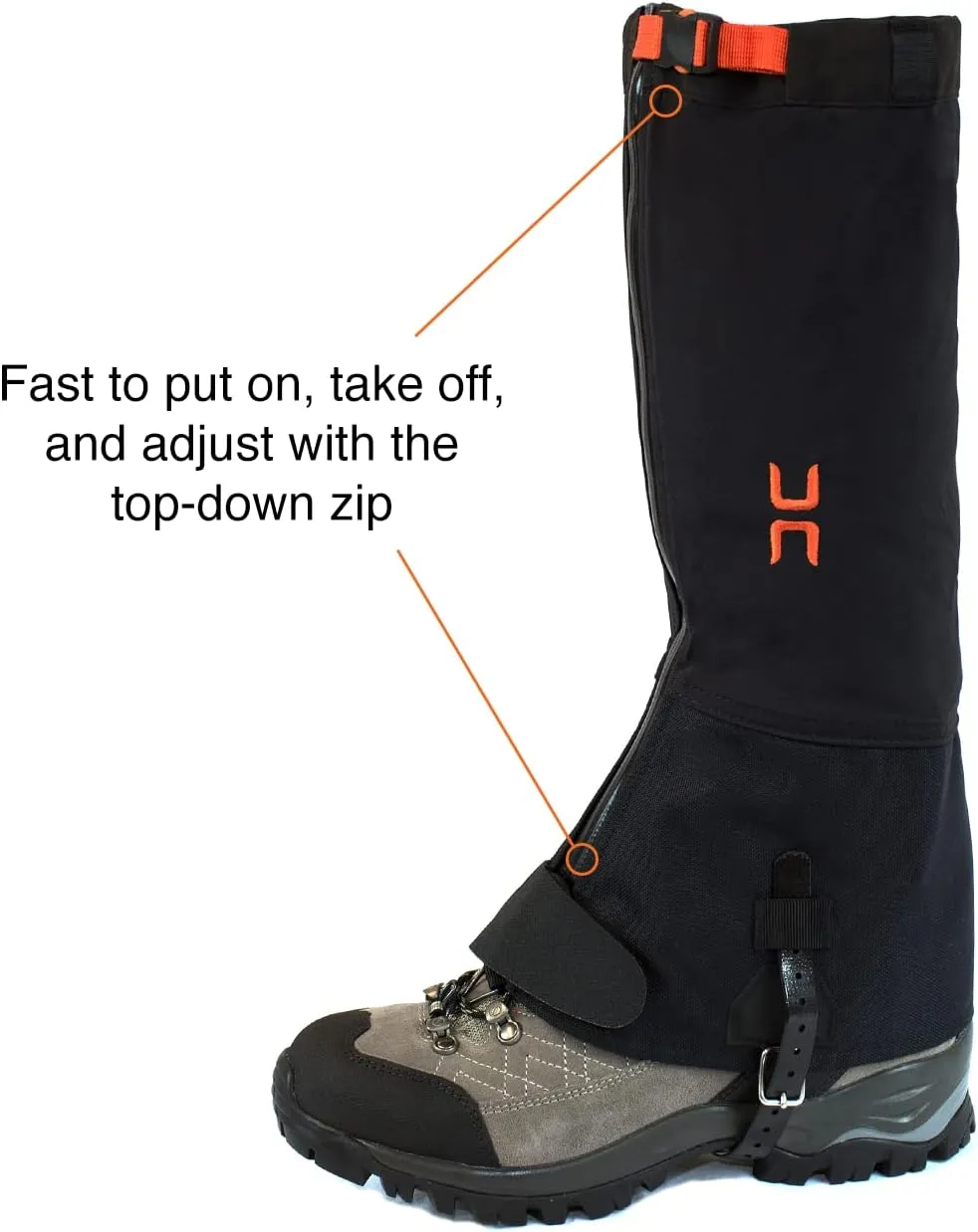 Hillsound Armadillo LT I Waterproof, Unisex, Breathable Gaiters for Year-Round Hiking