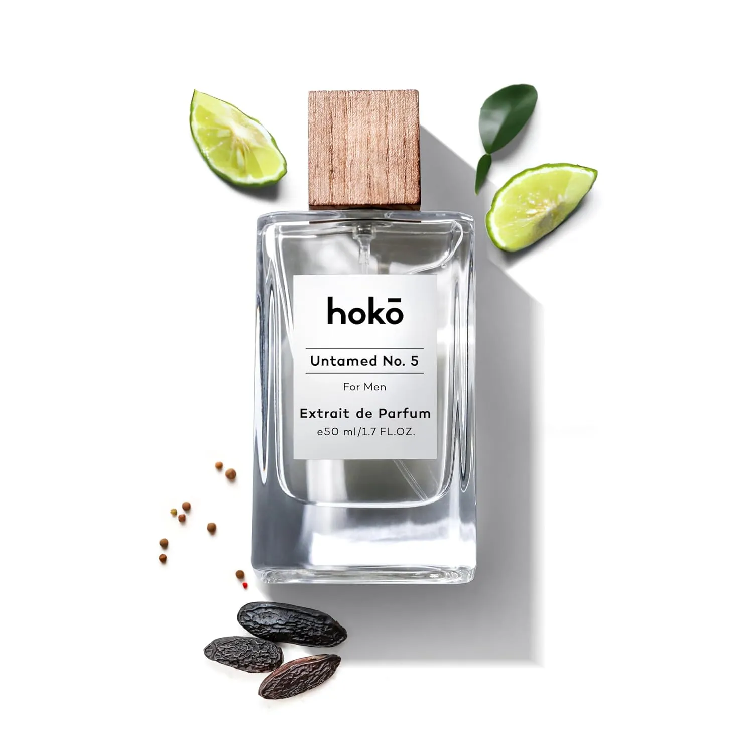 HOKO Untamed No. 5 – Premium Impression of Sauvage | Extrait de Parfum, 1.7 Oz | Bold Bergamot, Spicy Pepper & Musk | Long-Lasting Inspired Mens Cologne | Luxury Perfume
