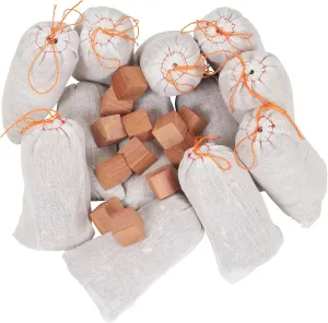 Household Essentials Household Essentials 35779-1 Cedar Wood Value Sachet Set, 12 Cedar Blocks and 12 Cedar Sachets, White