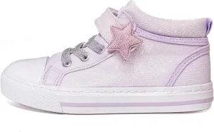 HugRain Toddler Girls Kids Sparkle Fashion Outdoor Walking Sneakers