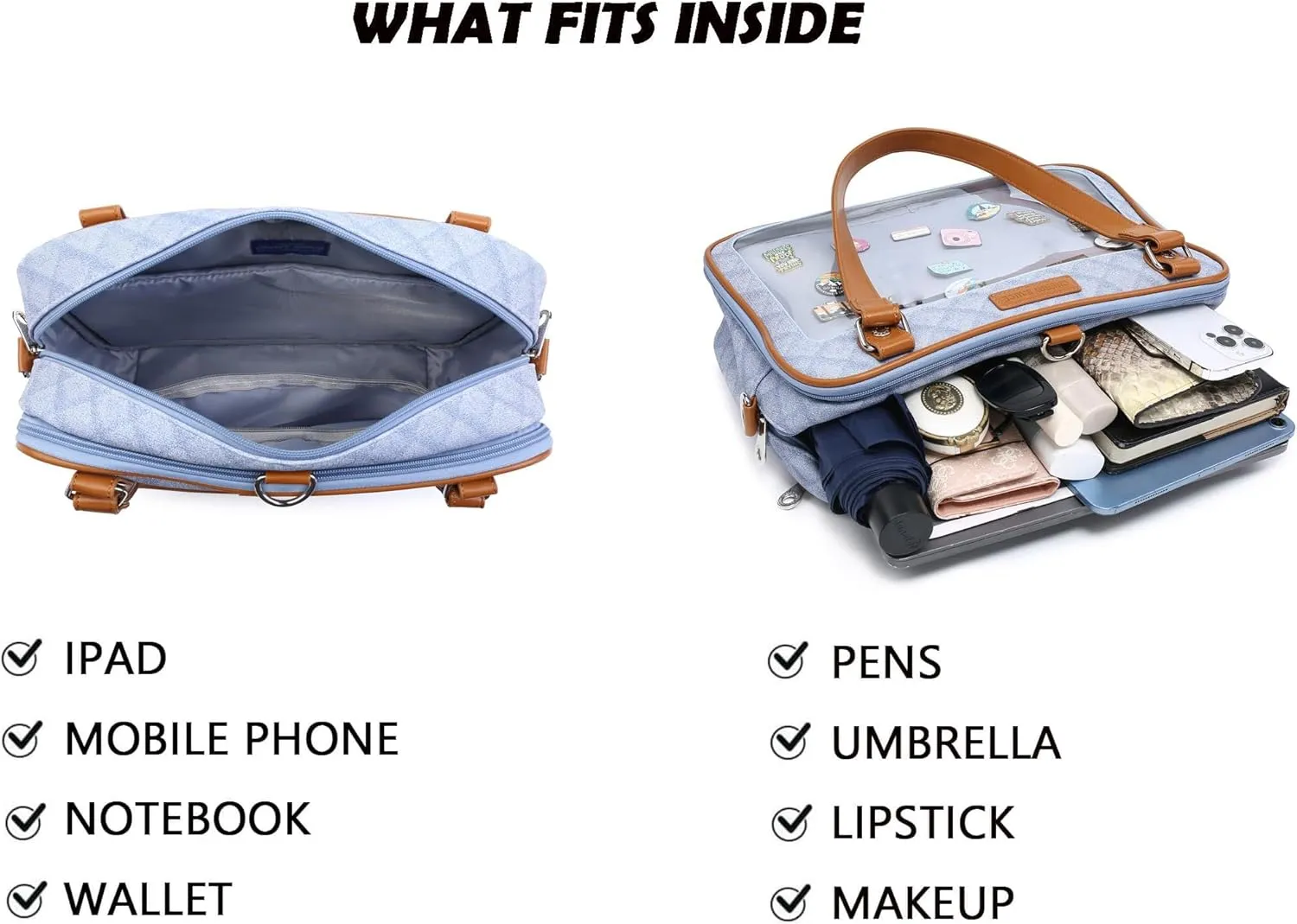 Imitation Denim PU Ita Bag Backpack Crossbody Bag Satchel Messenger Shoulder Bag for Pins Display