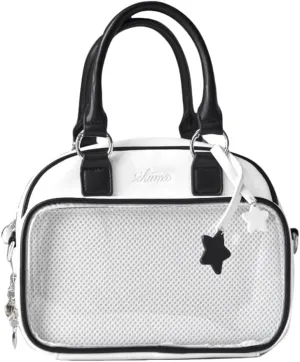 Ita Bag Ita Backpack with Insert Big Capacity Single Shoulder Bag Crossbody Bag Y2k Handbag Commuter Bag (White)