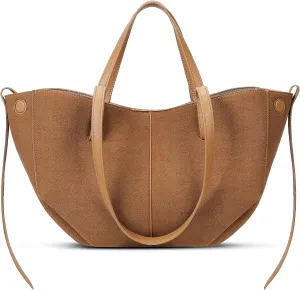 Juoxeepy Work Bag Faux Leather Tote Bag for Women Trendy Handbag Purse Fall Shoulder Bag with Magnetic Closure