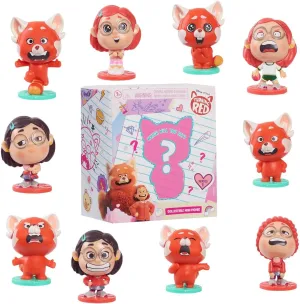 Just Play Disney and Pixar Turning Red Collectible Figure 3-Pack, Series 1 Blind Bag Collectibles, Officially Licensed Kids Toys for Ages 3 Up