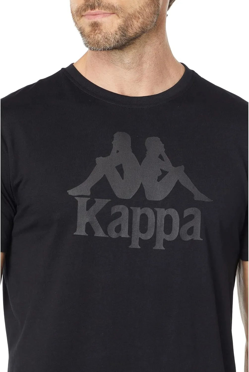 Kappa Authentic Estessi T-Shirt for Men – Round Neckline – Short Sleeves – Straight Hemline – 100% Cotton