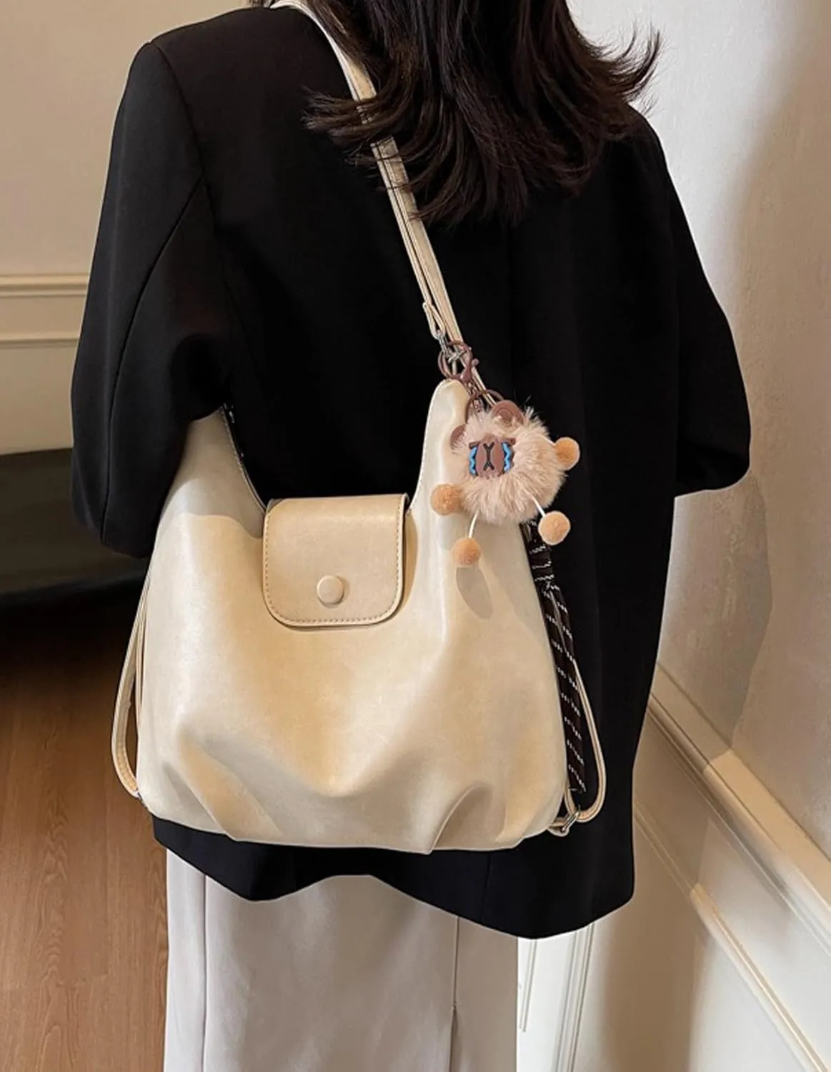 KARRESLY Hobo Handbag Purse for Women Trendy Shoulder Bags PU Leather Crossbody Purses