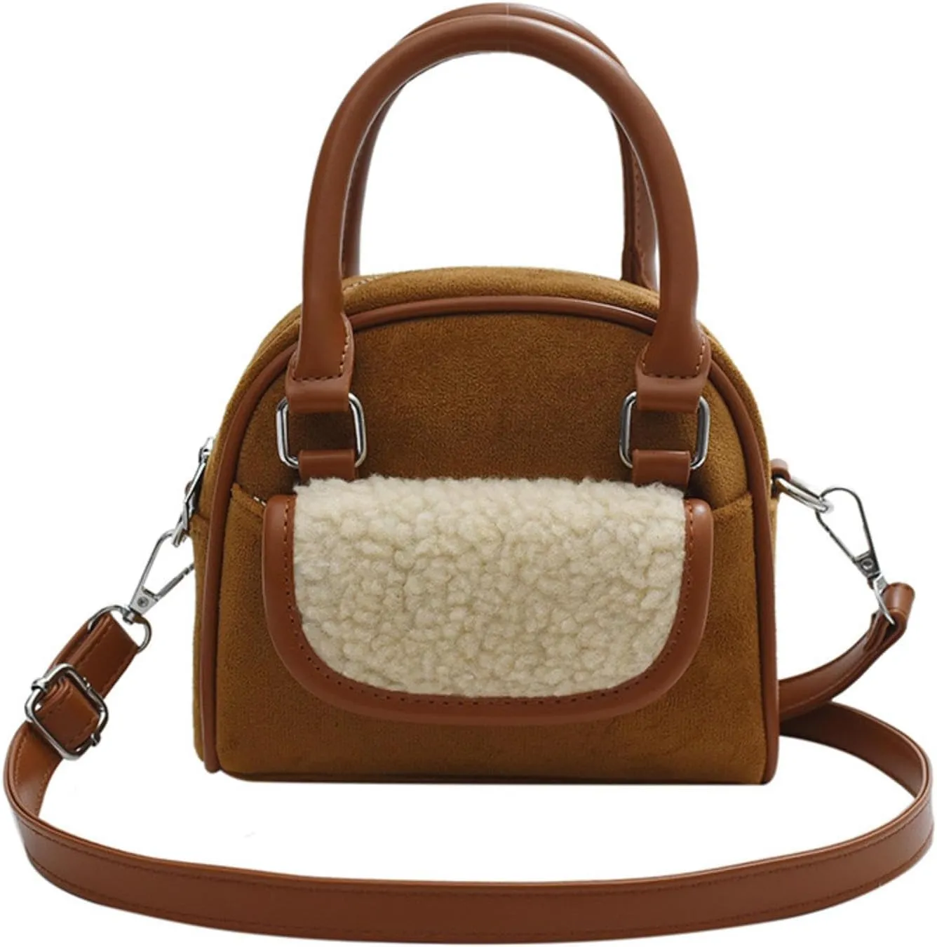 Korean Style Handbag Women's Autumn And Winter New Versatile Contrast Color Fashion Niche Single Shoulder Crossbody Bag