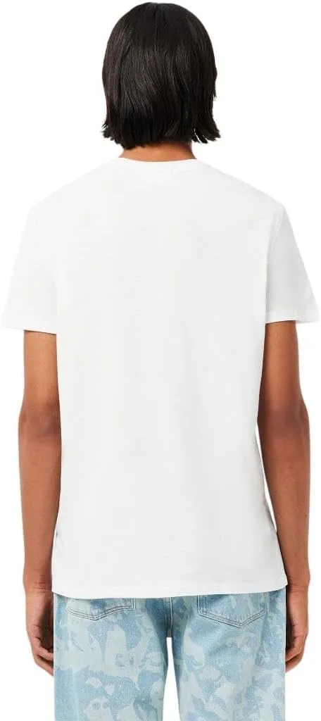 Lacoste Men's Short Sleeve Pima Jersey Crew Neck Tee