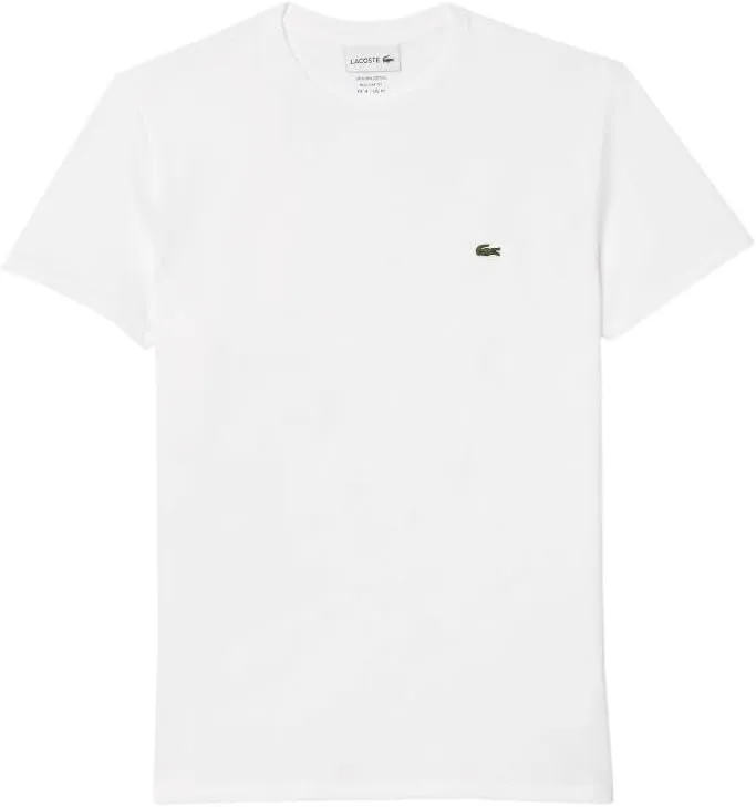 Lacoste Men's Short Sleeve Pima Jersey Crew Neck Tee