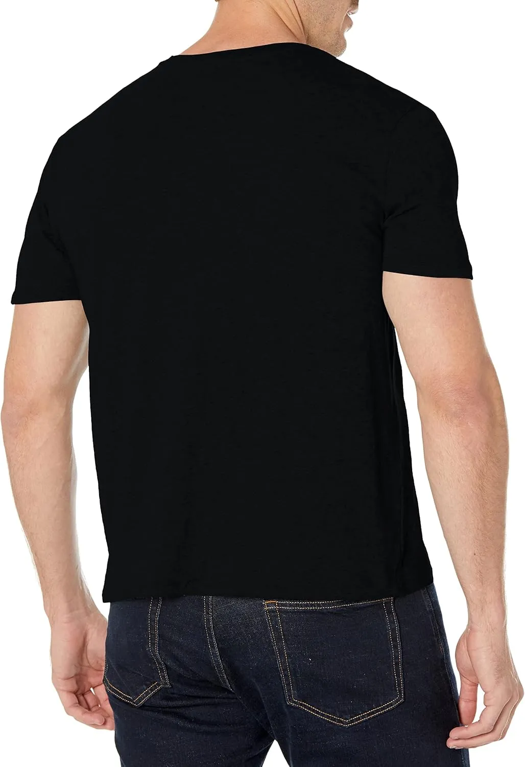 Lacoste Men's Short Sleeve V-Neck Pima Cotton Jersey T-Shirt