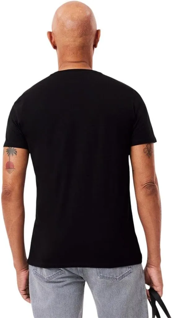 Lacoste Men's Short Sleeve V-Neck Pima Cotton Jersey T-Shirt