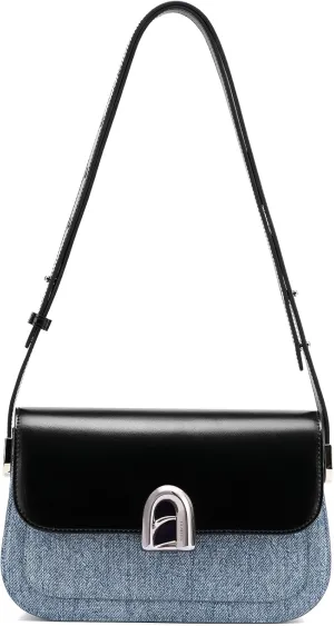 LA'FESTIN Genuine Leather Shoulder Purse for Women, Designer Handbag with Adjustable Strap, Going Out Crossbody Bag